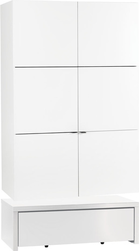 2 Turiger Kleiderschrank Mit Podest 106x53 Mit Schublade Young Users Eco M Innenausgestaltung Von Vox